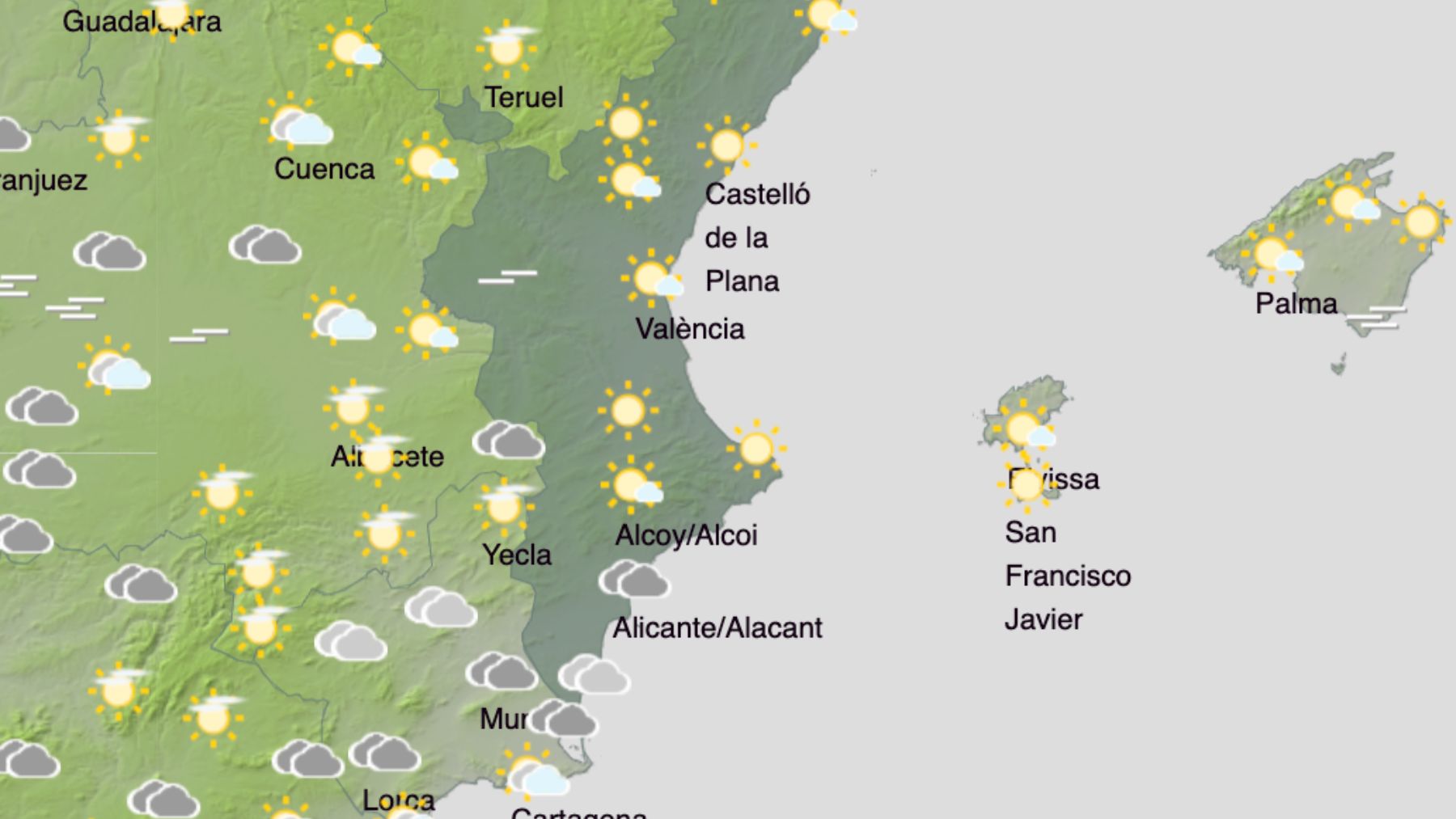 La Comunidad Valenciana estrena 2026 con cambio de tiempo: estas son las zonas afectadas