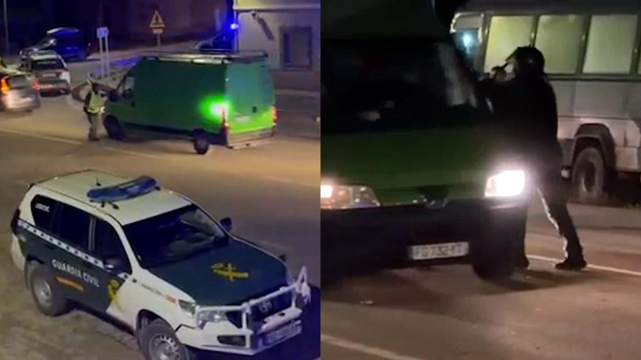 Una decena de guardias civiles heridos y vehículos policiales destrozados en una rave ilegal en Albacete