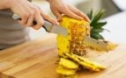 Truco para cortar una piña