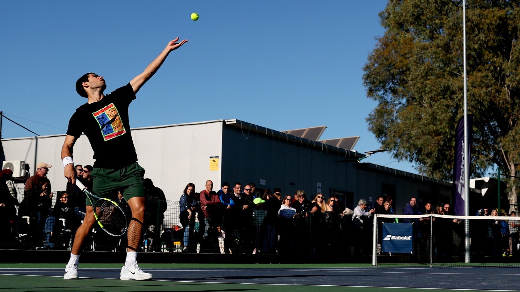 Alcaraz durante la pretemporada en Murcia. (Getty)