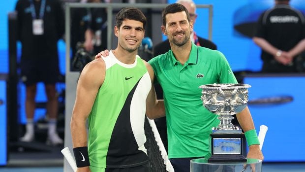 Alcaraz, Djokovic, Australia