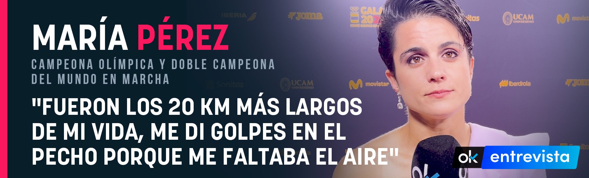 María Pérez: Fueron los 20 km más largos de mi vida, me di golpes en el pecho porque me faltaba el aire