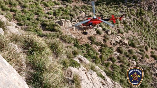 Rescate de altura en la Serra de Tramuntana el primer día del año