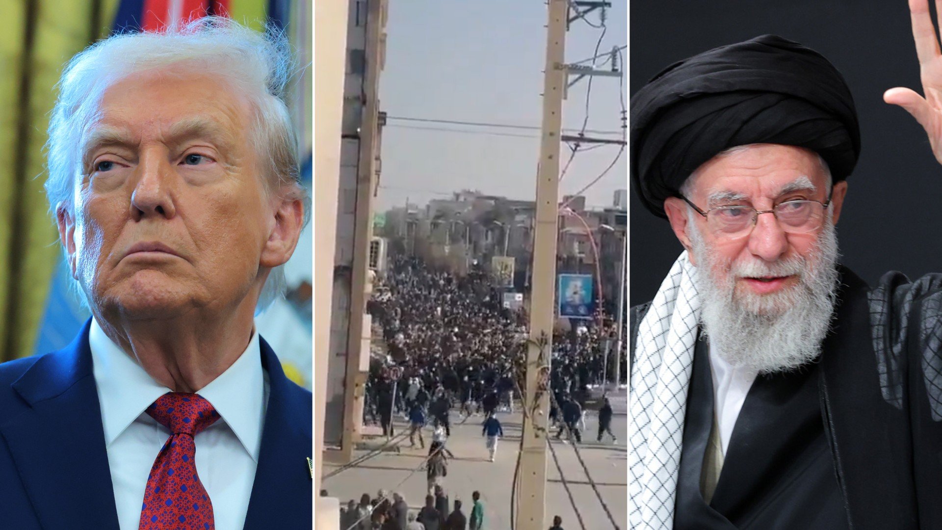 Irán amenaza a EEUU por el apoyo de Trump a los manifestantes: Las tropas estadounidenses serán objetivo