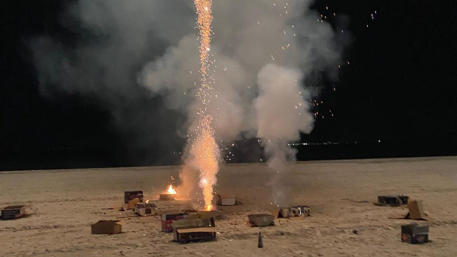 Hospitalizado un hombre de 34 años tras explotarle un petardo de gran potencia en la mano en Palma