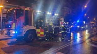 Incendio, bomberos, Madrid