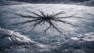 Araña en la luna helada de Júpiter, NASA encuentra pruebas de agua líquida en luna de Júpiter, NASA luna de Júpiter fotografías, agua líquida en luna Europa de Júpiter.