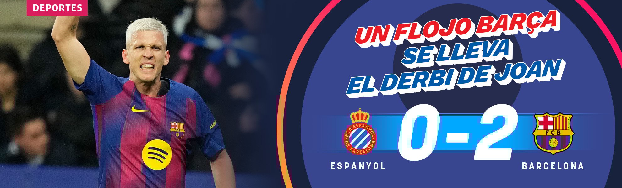 Un flojo Barcelona se lleva el derbi de Joan García ante el Espanyol