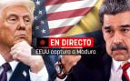 Bombardeos y ataque de EEUU a Venezuela en directo: captura de Maduro, comparecencia de Trump y últimas noticias