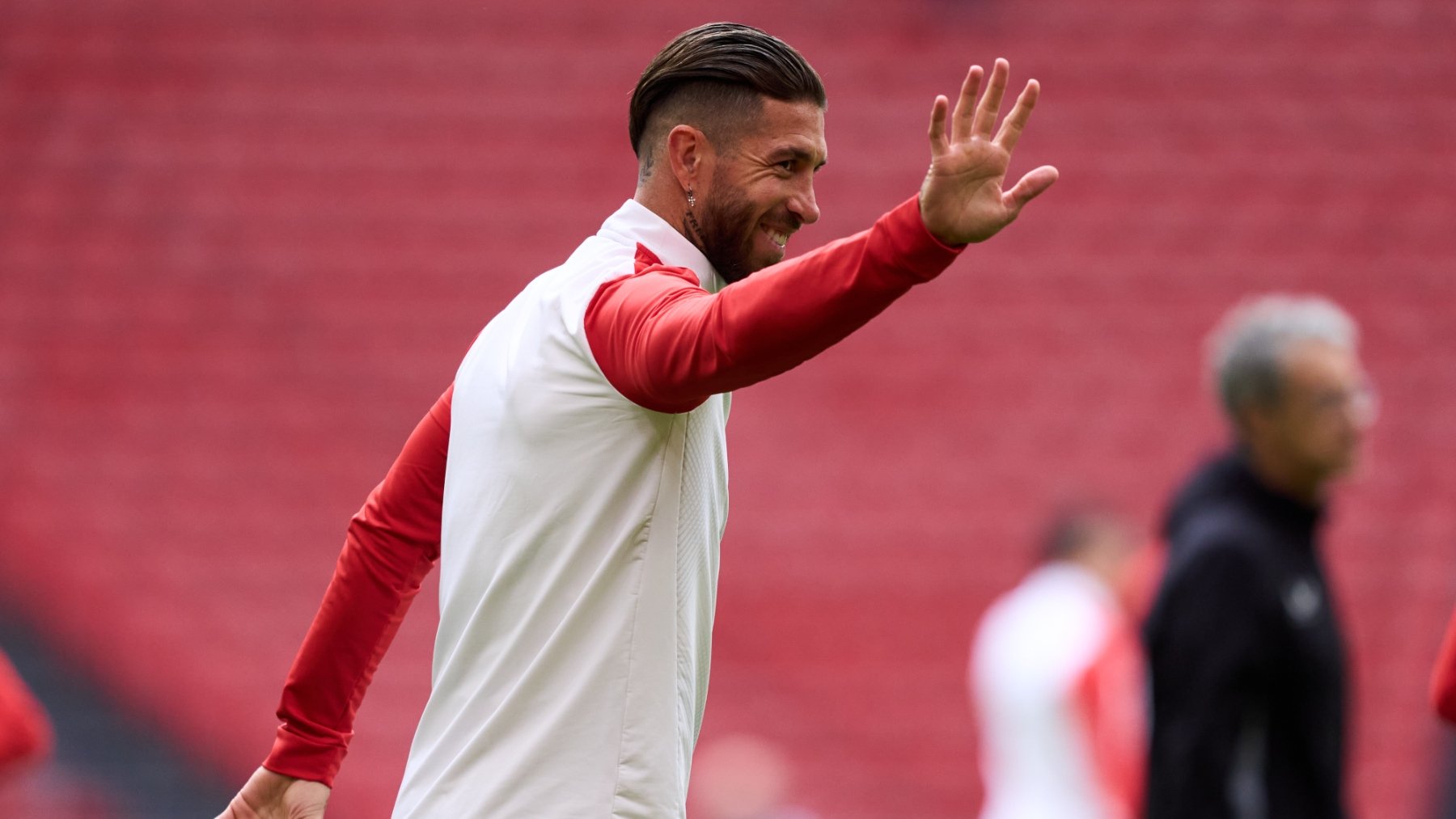 Sergio Ramos, durante su segunda etapa en el Sevilla. (Getty)
