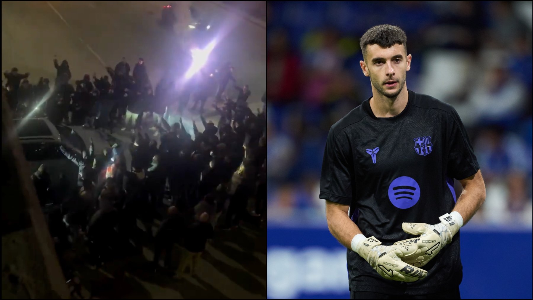 Un grupo de aficionados del Espanyol pide la cabeza de Joan García.