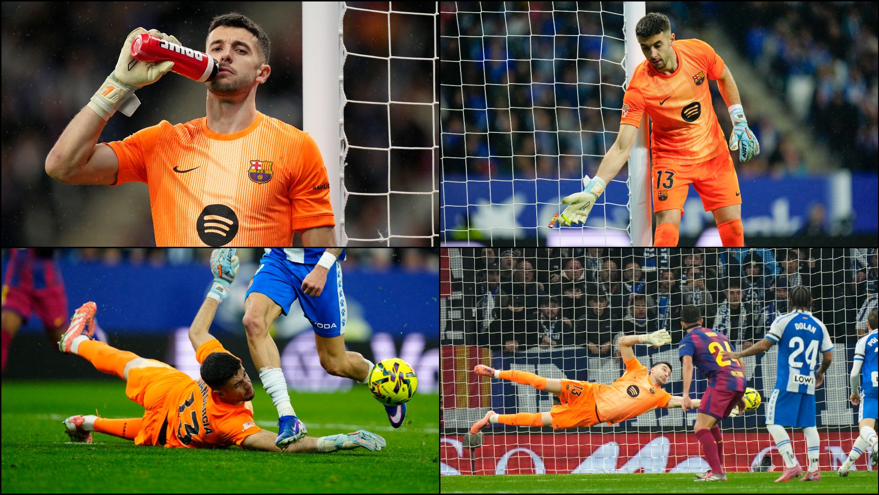 La dulce venganza de Joan García: comportamiento ejemplar ante la hostilidad y MVP del derbi catalán