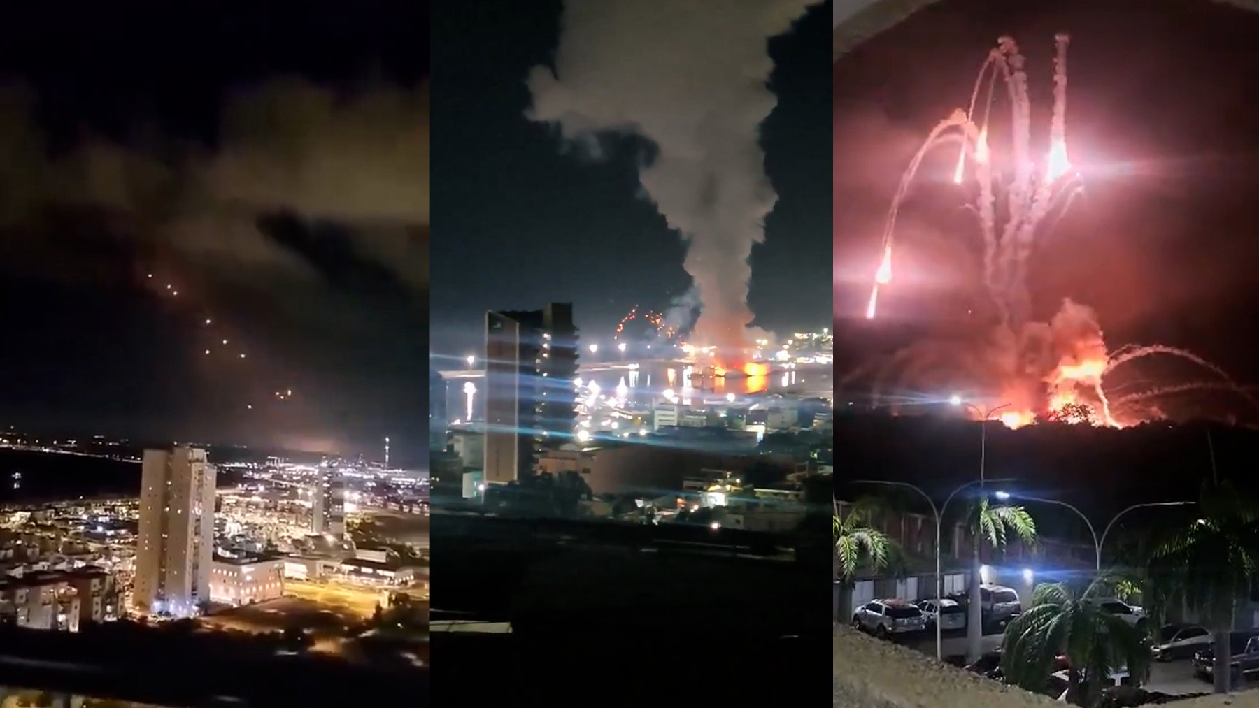 Los mejores vídeos del ataque de EEUU al régimen dictatorial de Venezuela