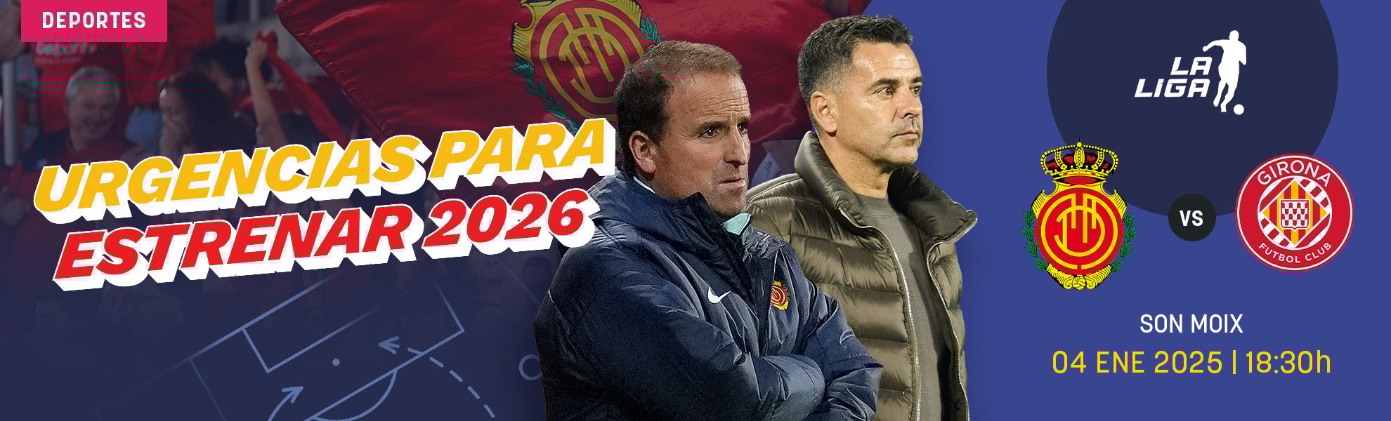 Mallorca-Girona: urgencias mútuas para estrenar 2026