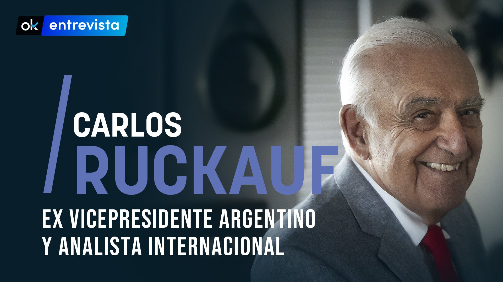 Ruckauf, ex vicepresidente argentino.