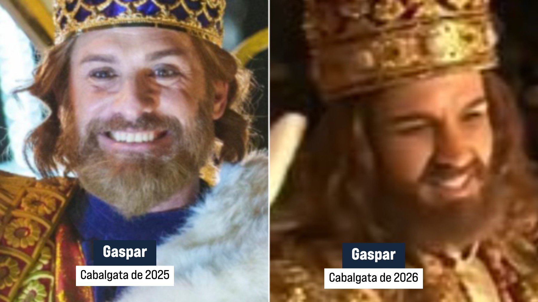 Gaspar se hace viral en la Cabalgata de Reyes de Madrid: el detalle del que todos se han dado cuenta