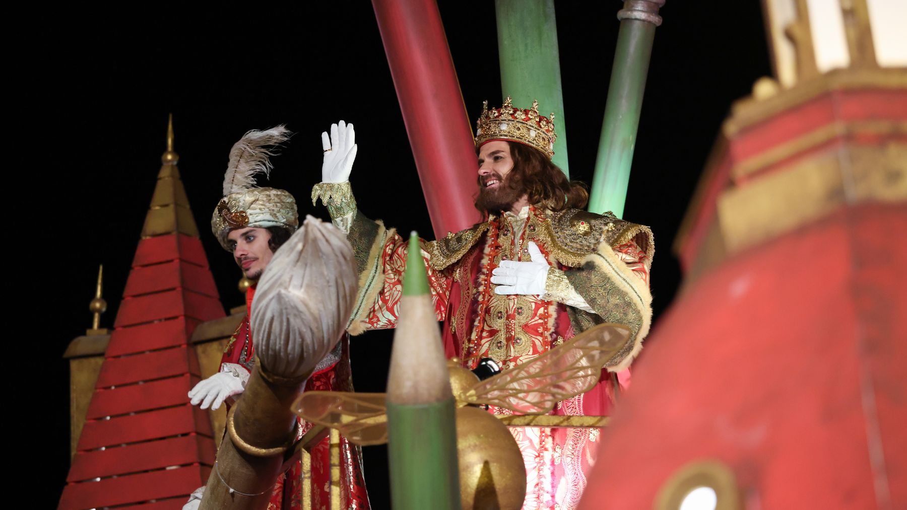 El rey Gaspar en la Cabalgata de Madrid. (Ep)