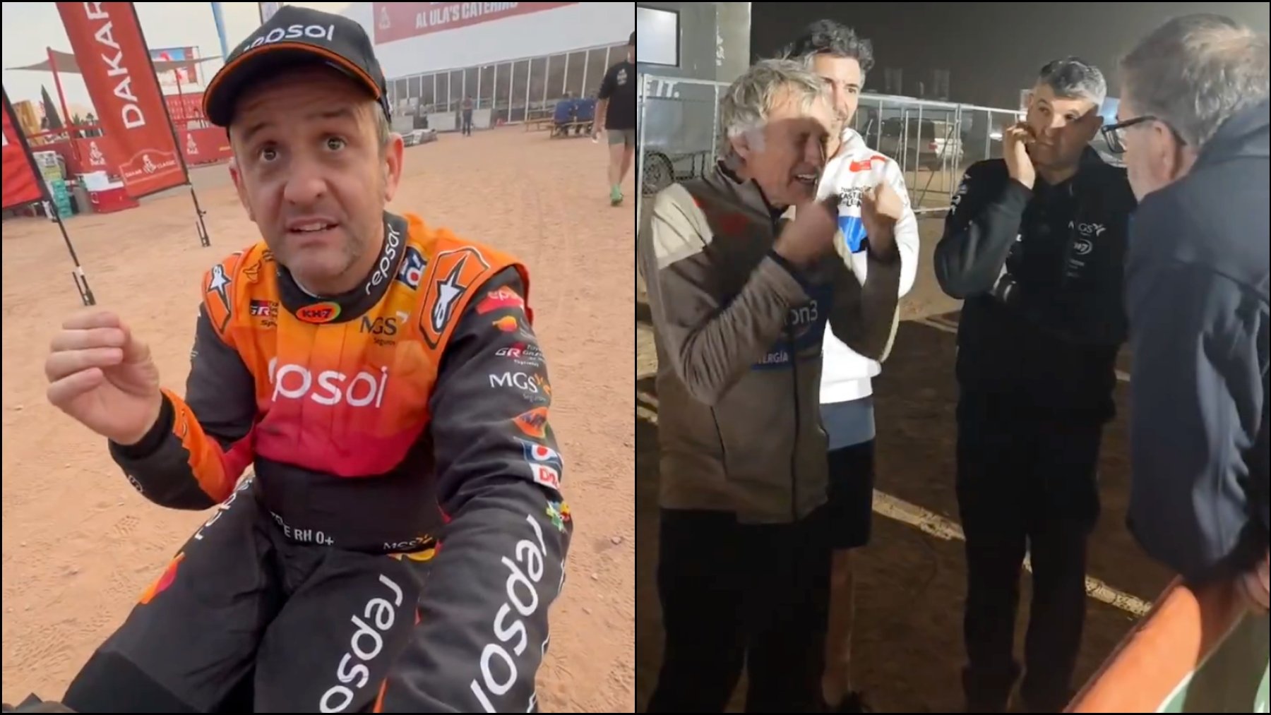 Isidre Esteve y Jesús Calleja se rebelan contra la FIA en el Dakar: No hay seguridad, es un suicidio