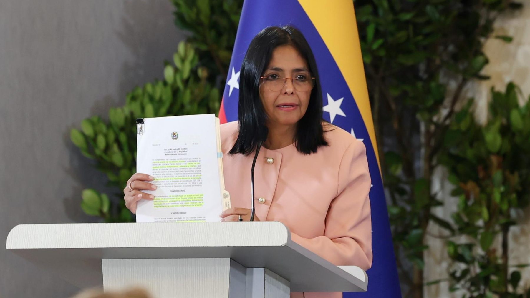 Delcy Rodríguez se rinde a Trump y ofrece a EEUU trabajar en una agenda de cooperación