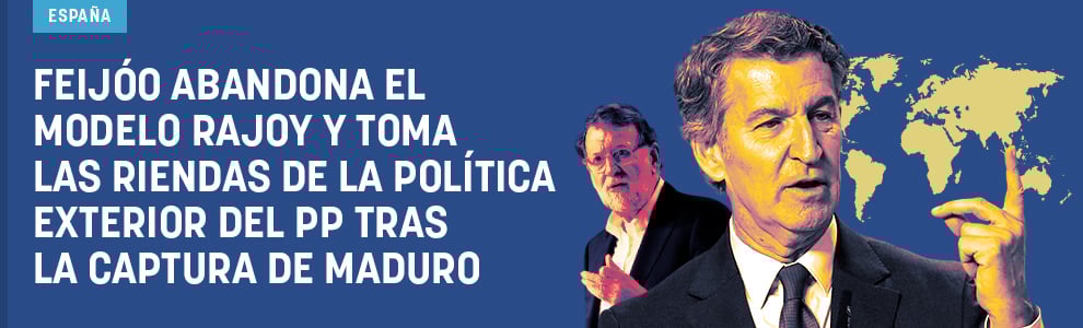 Feijóo abandona el modelo Rajoy y toma las riendas de la política exterior del PP tras la captura de Maduro