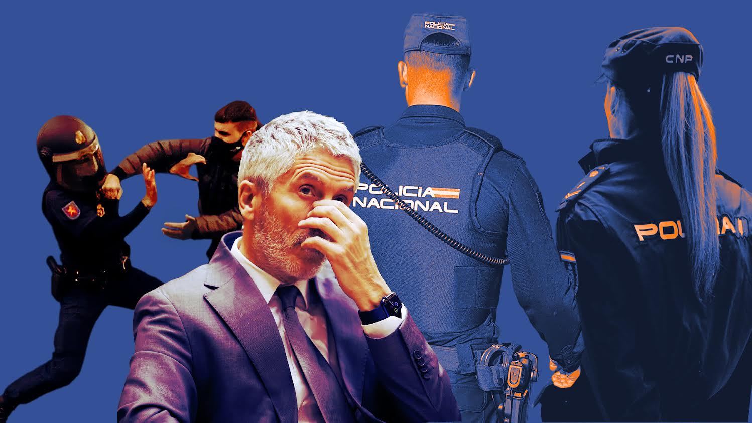 Marlaska maniobra para que las 17.000 agresiones anuales a policías se registren como enfermedad común