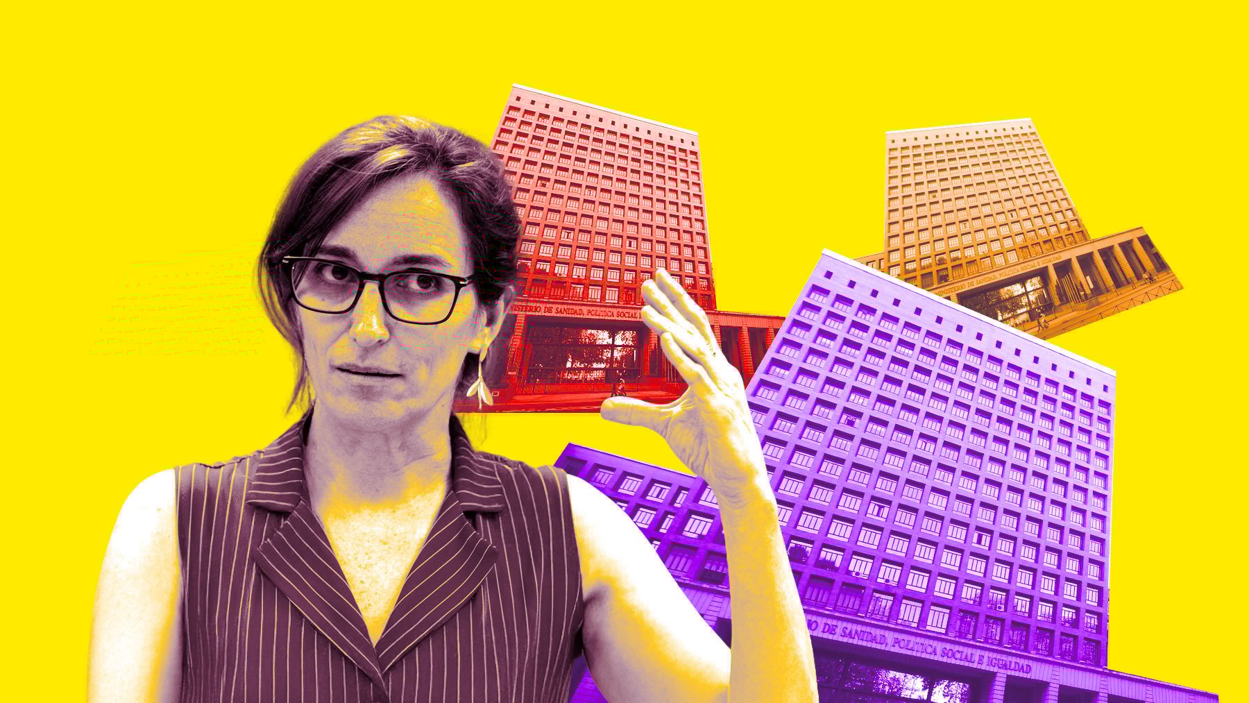 García gasta 16.000 € en iluminar de colores su Ministerio 3 días mientras veta terapias contra el cáncer