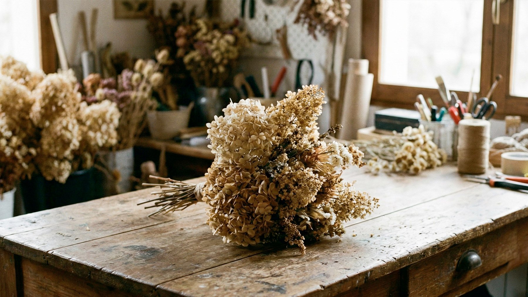 Clara Sanz, experta en plantas y decoración: Si se oscurece una flor al preservarla no es error humano, es pura biología