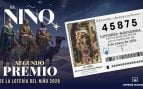 45875, segundo premio de la Lotería del Niño 2026