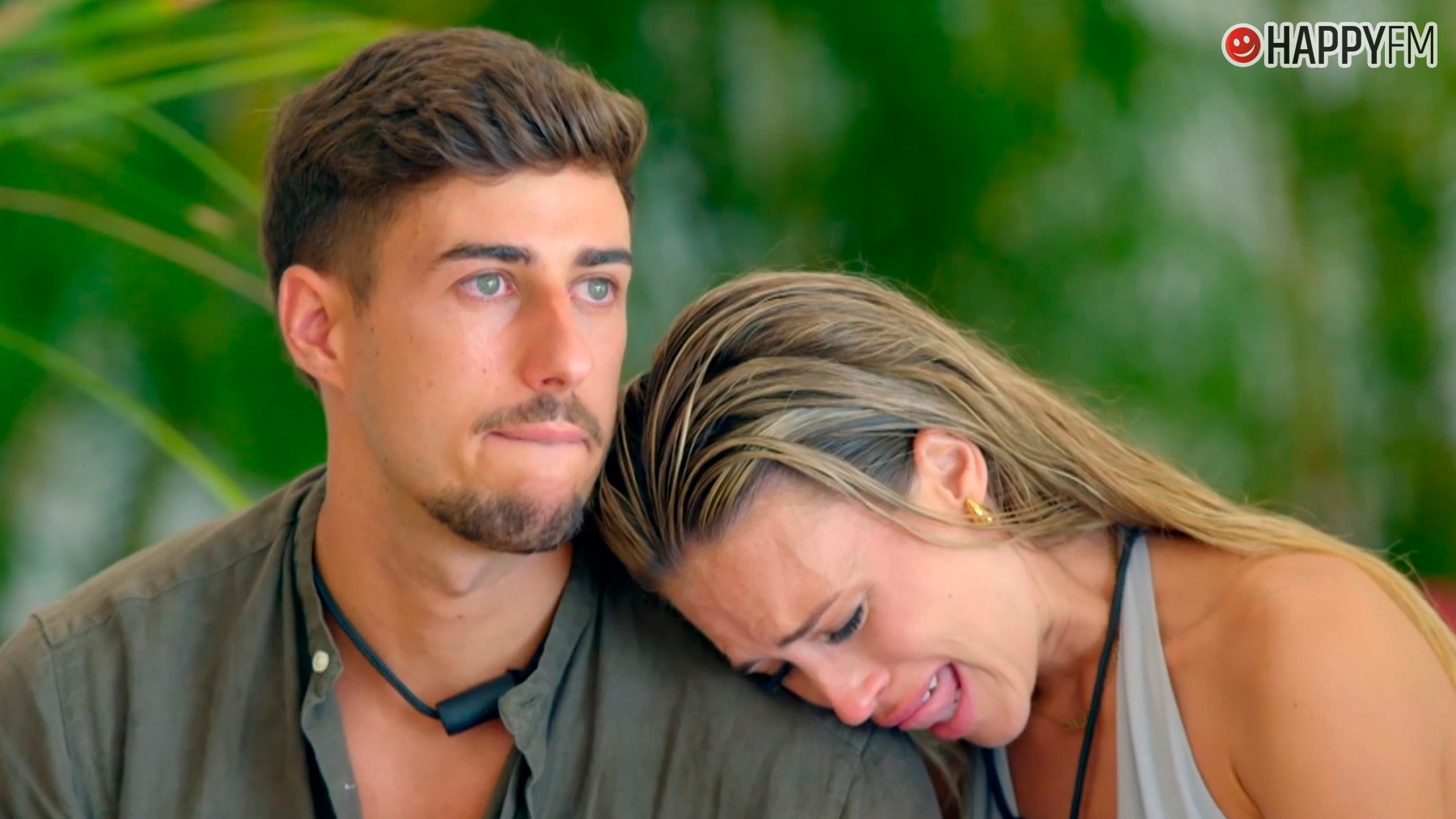 Almudena y Borja, emocionados en