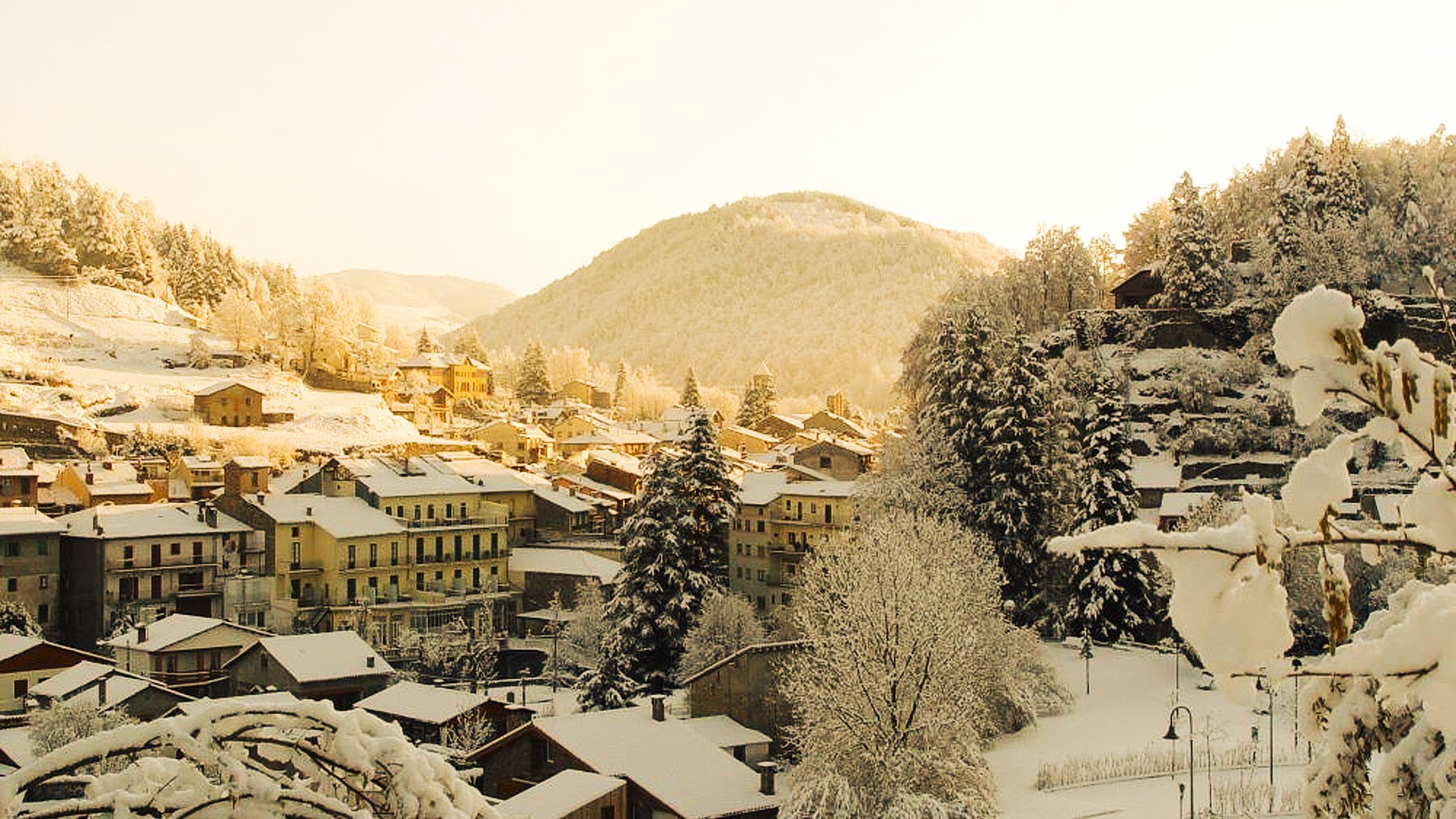 Camprodón en invierno. Foto: Ayuntamiento de Camprodón.