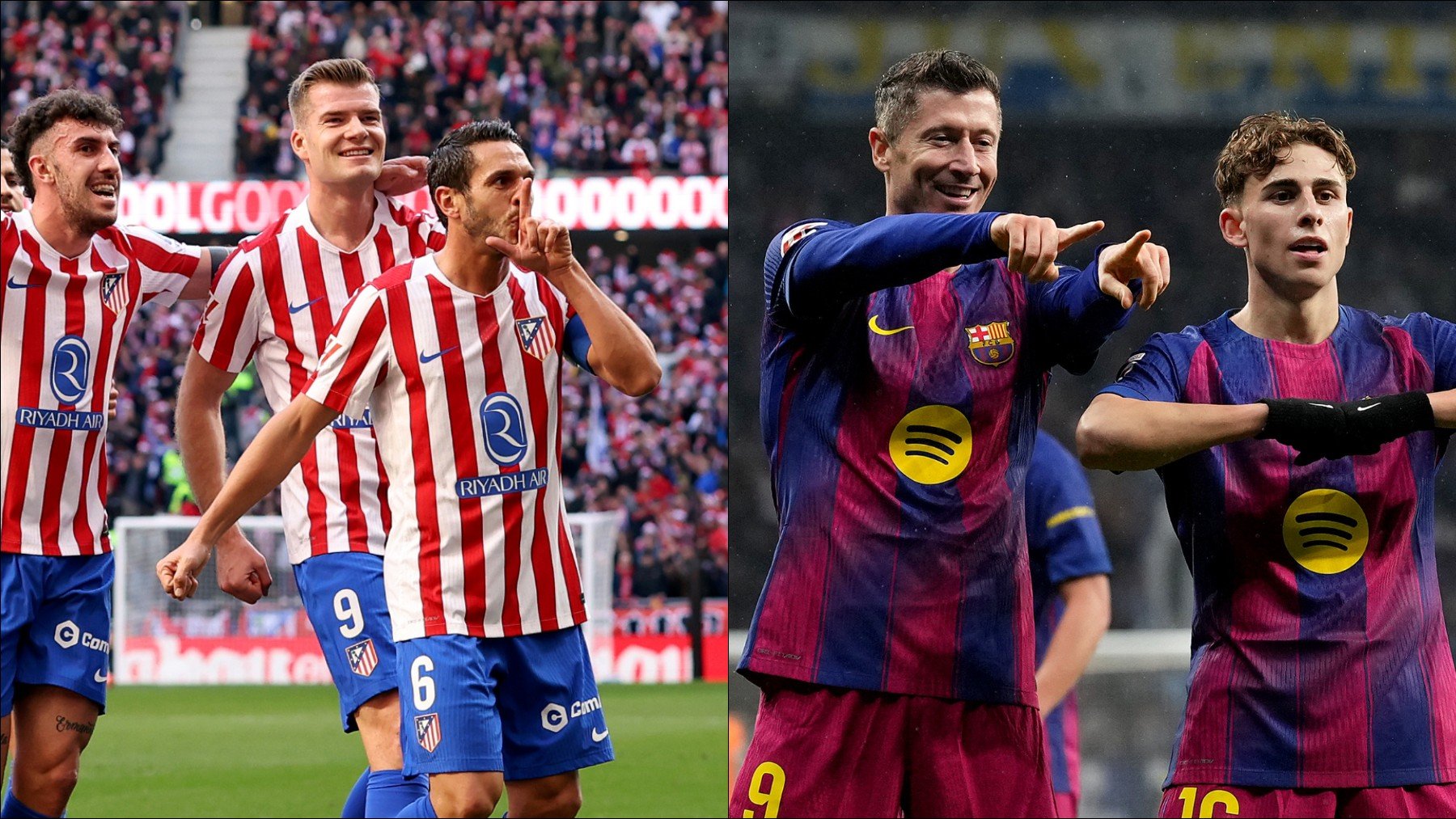Dos partidos históricos: el Atlético se enfrenta al Deportivo y el Barcelona al Racing en Copa del Rey