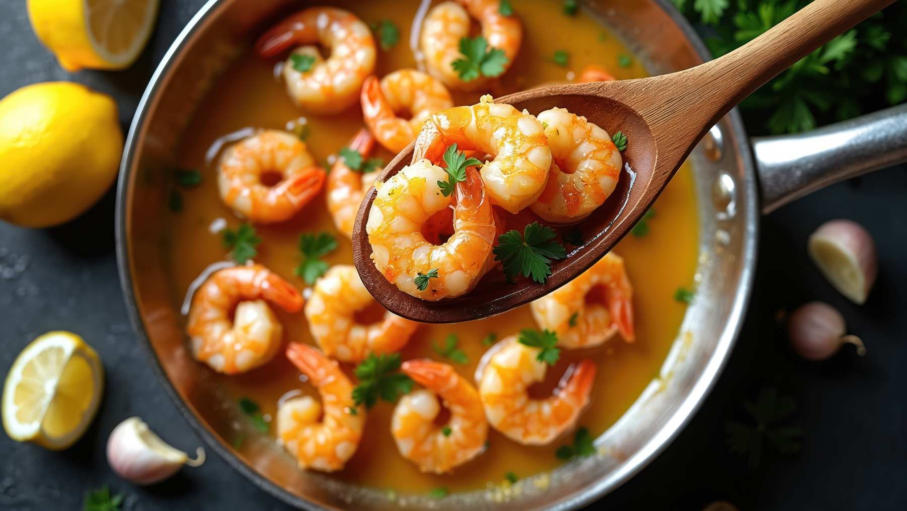 Salsa para langostinos.