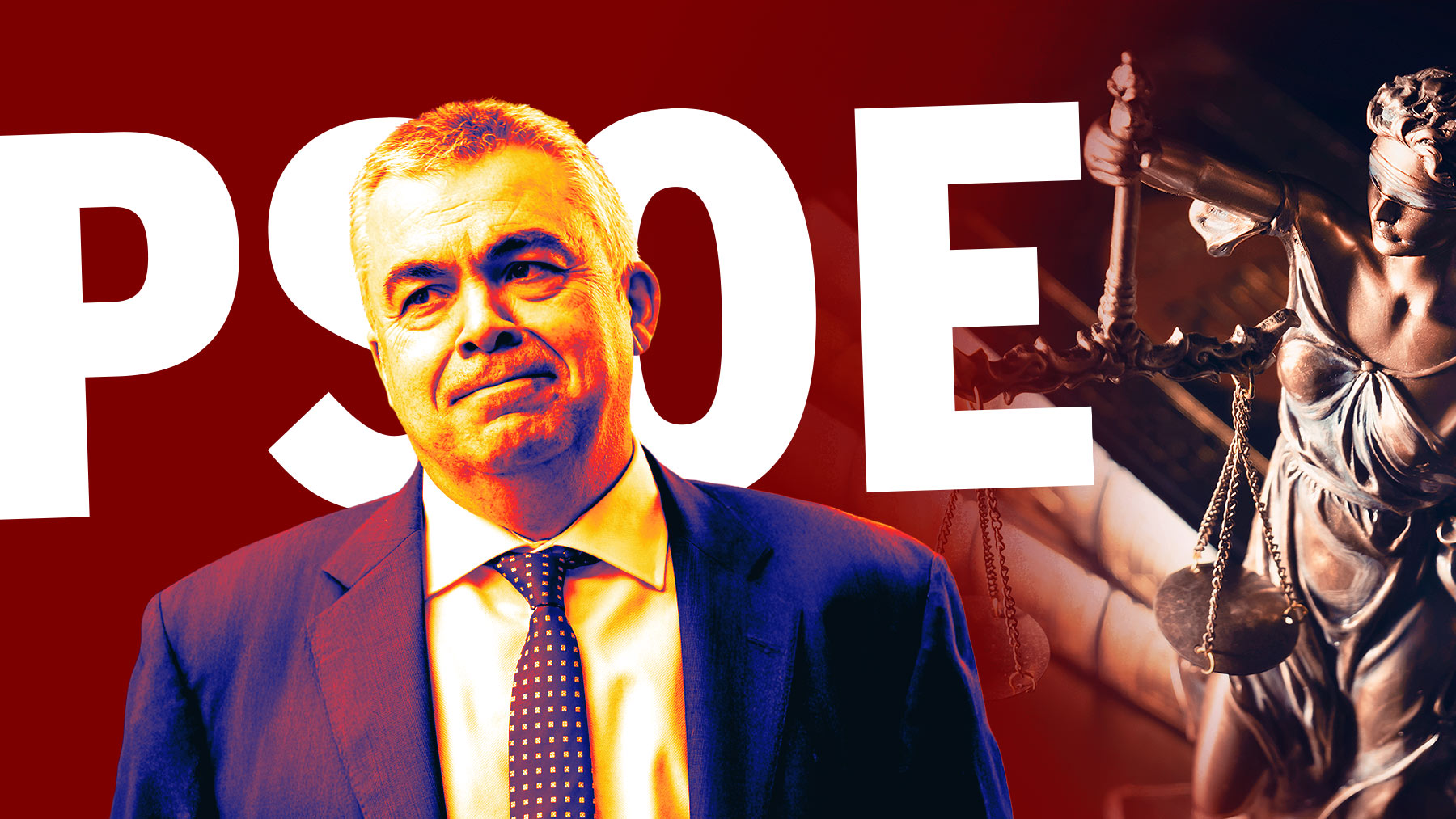 Santos Cerdán recurre a la vía judicial para que el PSOE pague a sus abogados