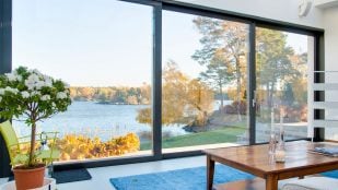 Ventanas, arquitecto, hogar