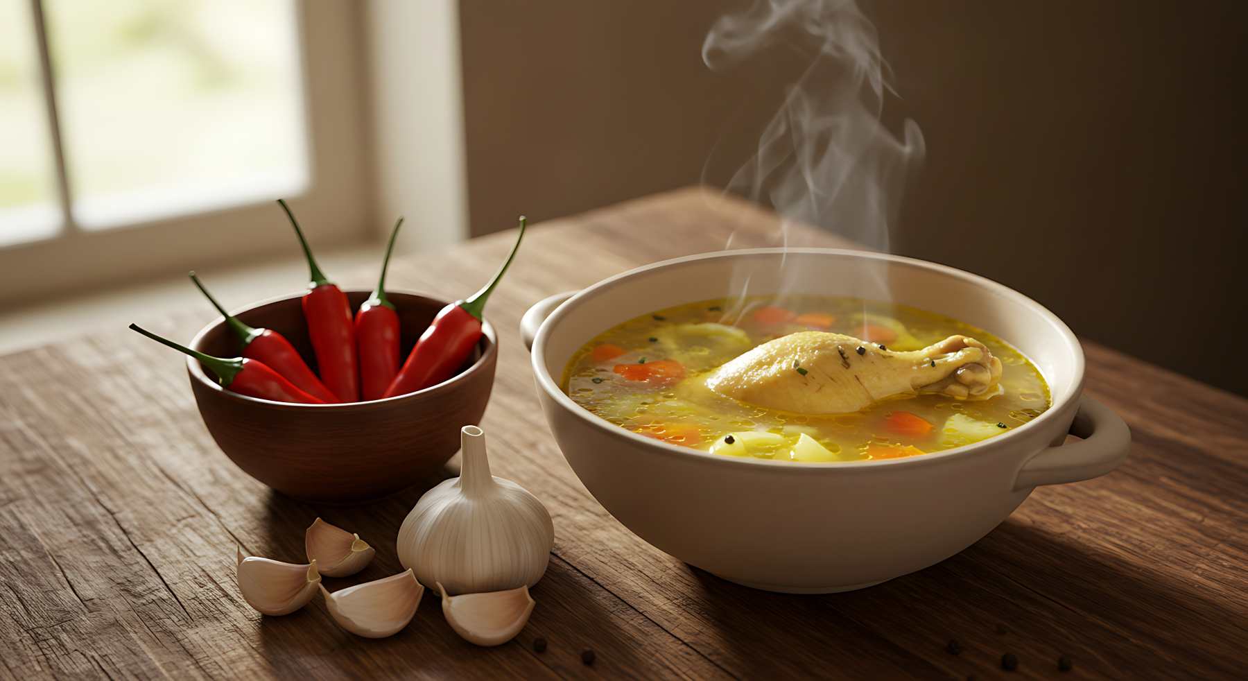 Caldo de pollo thermomix.