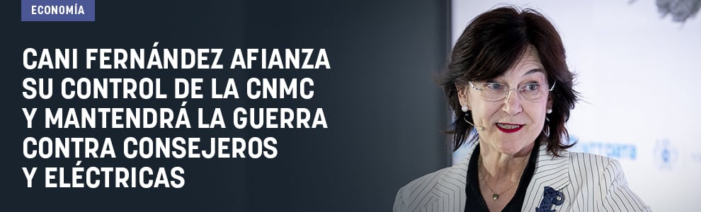 Cani Fernández afianza su control de la CNMC y mantendrá la guerra contra consejeros y eléctricas