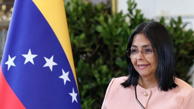 Delcy Rodríguez, presidenta encargada de Venezuela, chavismo, petróleo, exportación, eeuu, estados unidos, trump, nicolás maduro, régimen, dictadura, chavistas, VTV, televisión