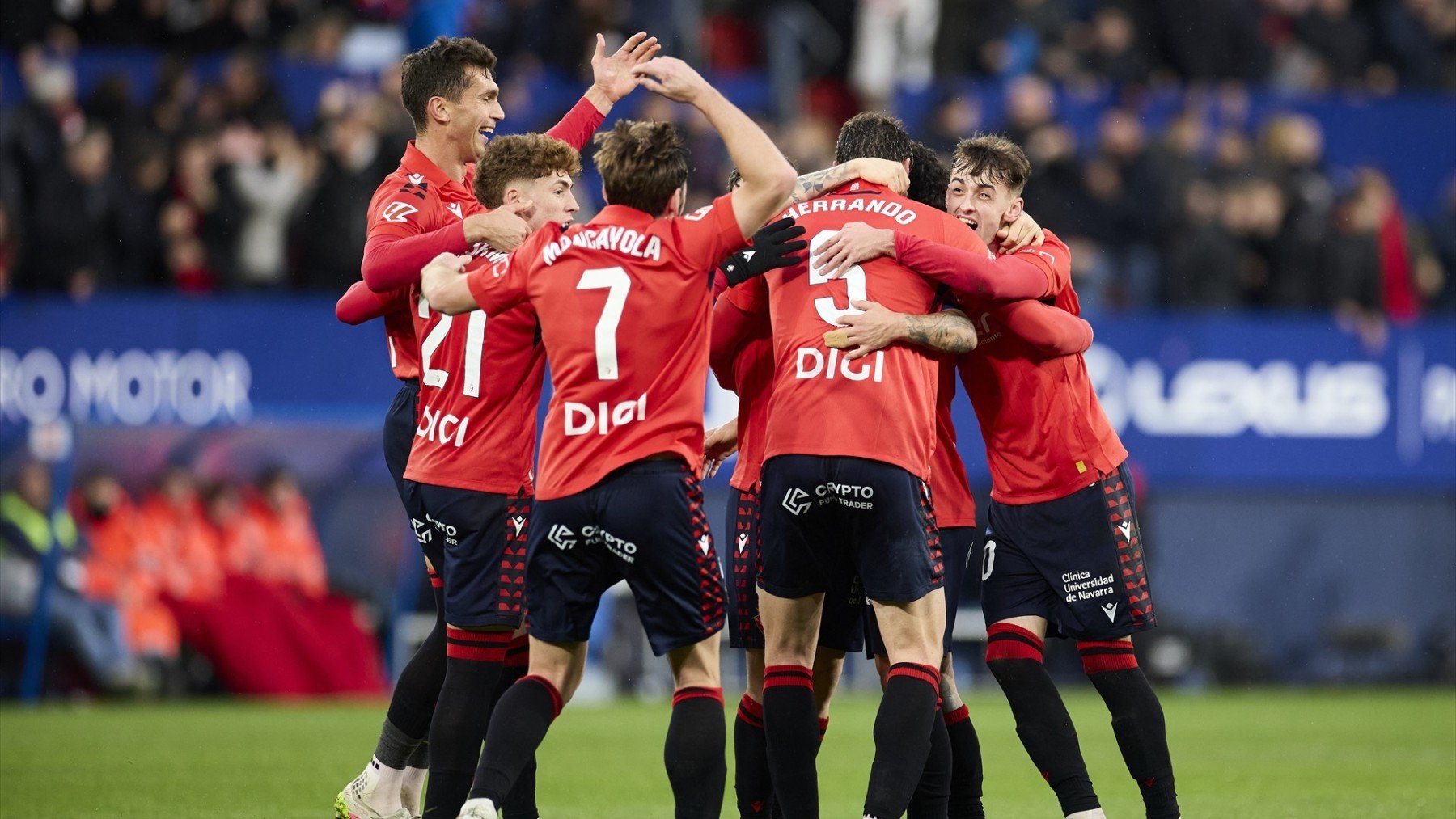 La Liga denuncia cánticos a favor de ETA en el estadio de El Sadar de Pamplona: ¡ETA, ETA, ETA!