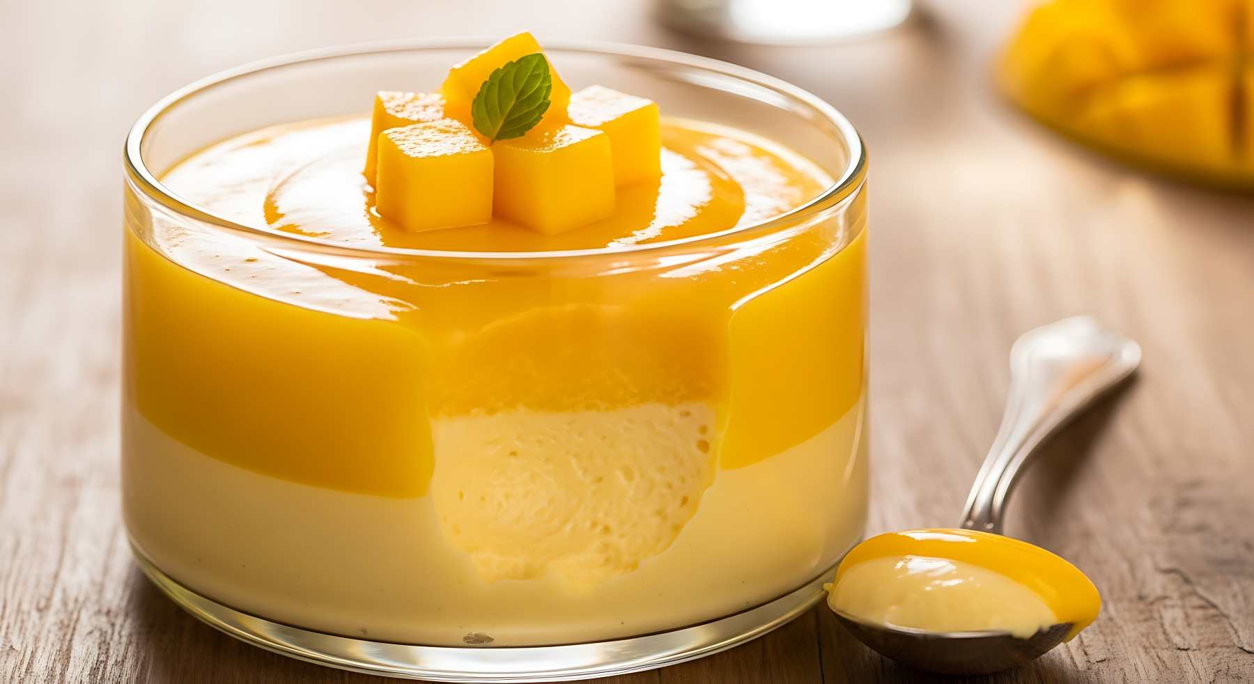 Mousse de mango en Thermomix.
