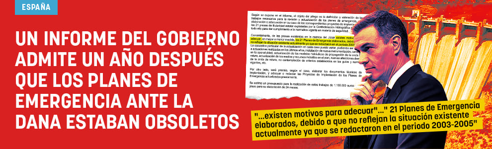 Un informe del Gobierno admite un año después que los planes de emergencia ante la DANA estaban obsoletos
