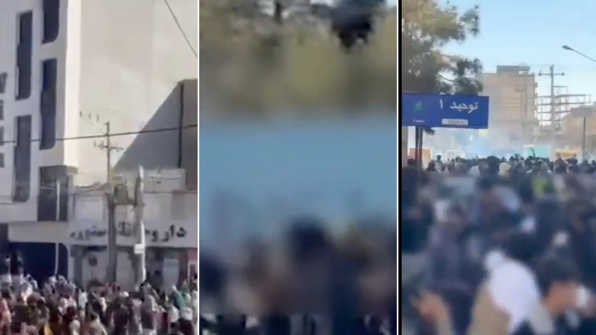 Las fuerzas de seguridad de Irán disparan a los manifestantes en las protestas contra los ayatolás