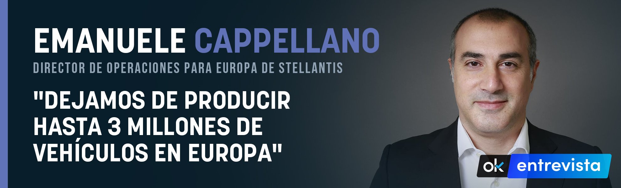 Cappellano (Stellantis) avisa a Bruselas: Dejamos de producir hasta 3 millones de vehículos en Europa