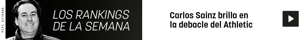 Carlos Sainz brilla en la debacle del Athletic