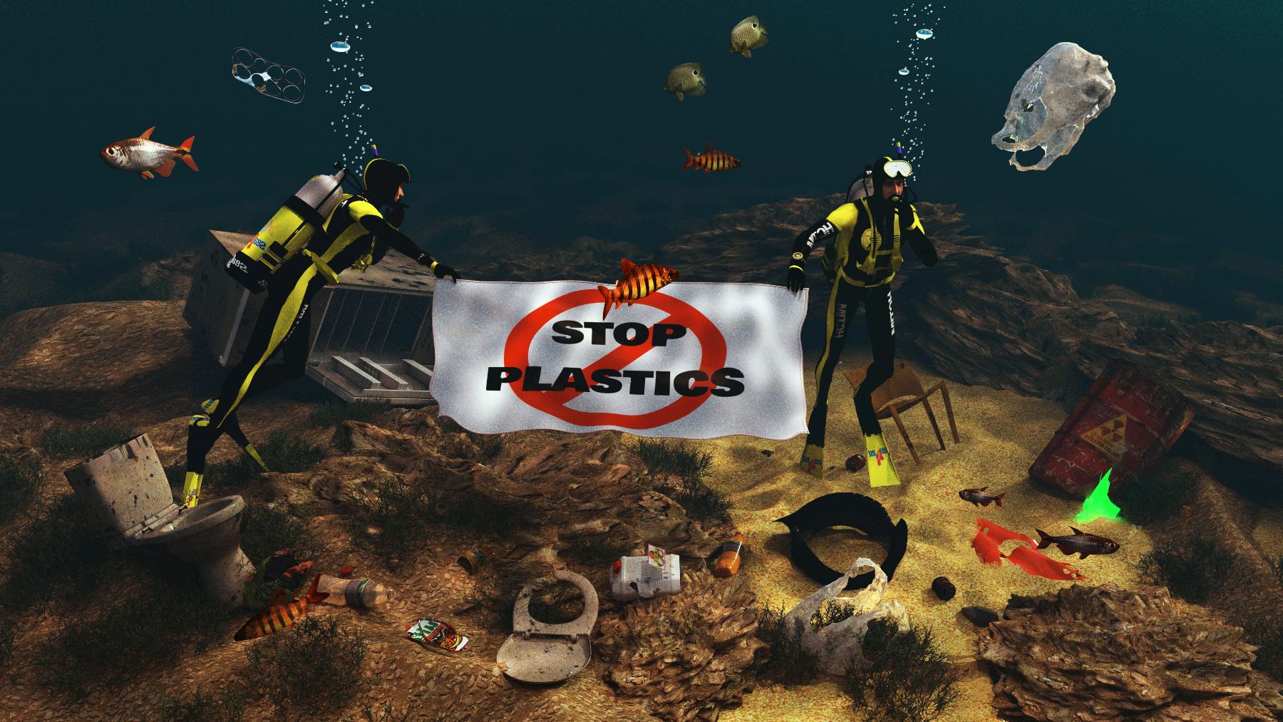 Nuestros mares están llenos de plásticos y microplásticos.