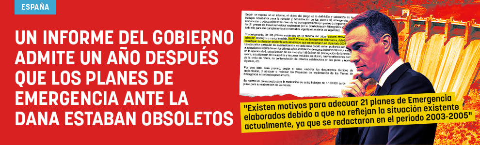 Un informe del Gobierno admite un año después que los planes de emergencia ante la DANA estaban obsoletos