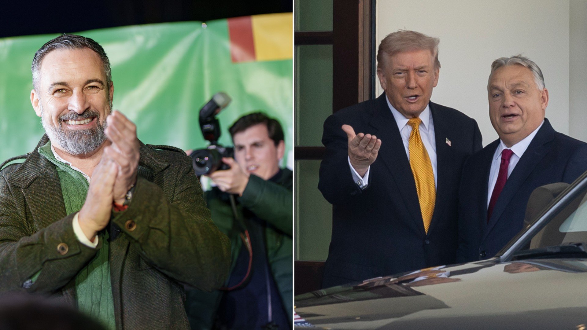 Milei, Abascal y Meloni se suman a Trump en el apoyo a Orbán para ser reelegido presidente en abril
