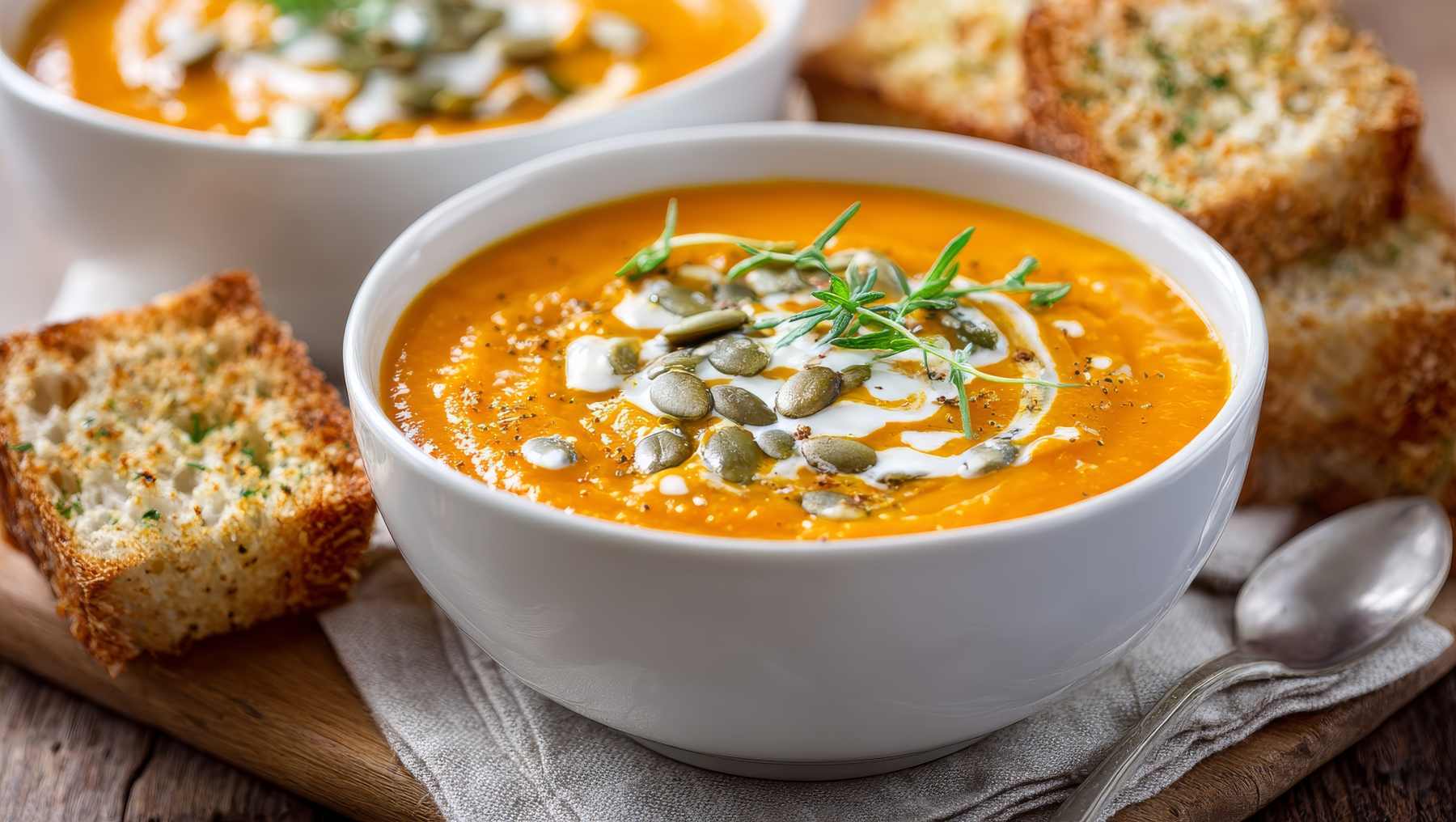 Crema de calabaza casera de Jordi Cruz para el invierno