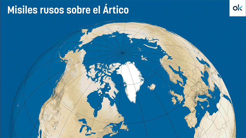 Groenlandia, el lugar óptimo para interceptar los misiles rusos que apuntan a EEUU desde la península de Kola