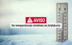 Aviso de temperaturas mínimas en Andalucía.