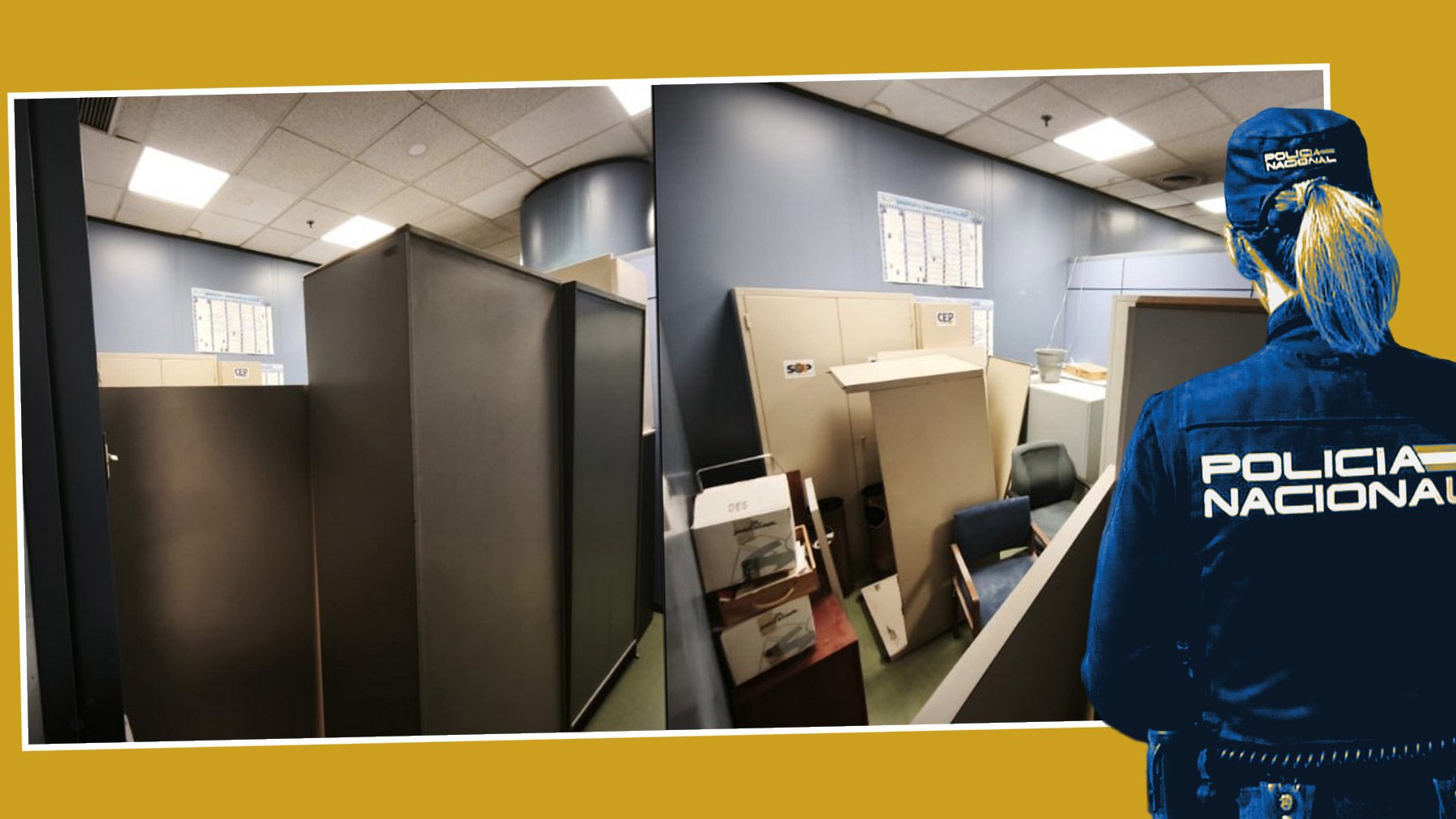 Situación tercermundista de los policías en Barajas: chinches, ratas y ahora un vertedero en la T1